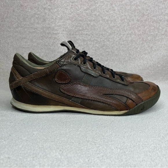 Cushe Leather Vinyl 45 Sneakers-Brown-Mens 11-Classic-Casual-Streetwear-Business - Picture 2 of 13